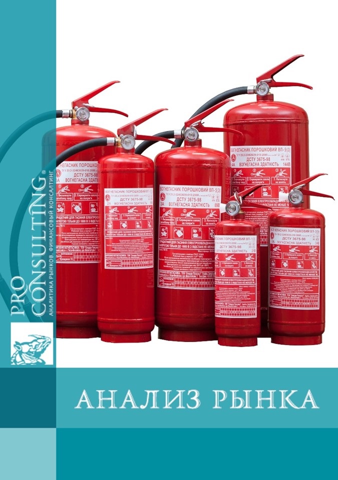 Анализ рынка огнетушителей и установок пожаротушения Украины. 2003-2004 год